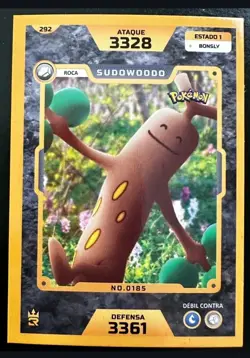 SUDOWOODO - POKEMON MASTER JOURNEY 3R ELEMENTOS CCG - Image 1