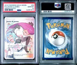 Jessie and James 68/68 Pokemon Hidden Fates Full Art - GEM MT PSA 10 - Image 3