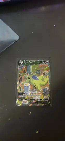 Pokemon TCG Tyranitar v Full Art Holo Rare Alternate Card 155/163 Battle Styles - Image 1