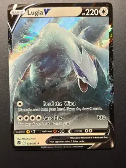 Lugia V 138/195 Pokemon Silver Tempest Ultra Rare Near Mint - - Image 1