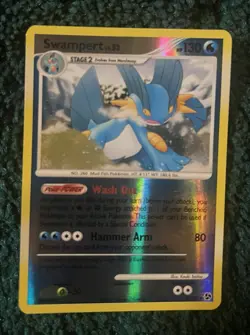 Pokemon TCG Swampert 9/106 Great Encounters Reverse Holo - Image 1