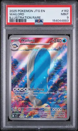 Wailord 162/159 PSA 9 - Pokemon SV09 Journey Together Holo Rare Graded Card - Image 4