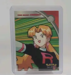 CASSIDY HV5 - NON-HOLO - Topps BLUE LOGO - HEROES & VILLAINS TV POKEMON CARD LP - Image 1