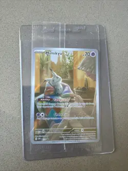 Pokemon TCG Mimikyu SVP 075 Paldean Fates Holo Black Star Promo Sealed - Image 2