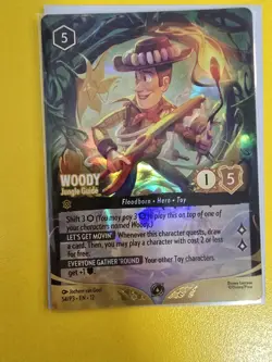 Disney Lorcana Woody Jungle guide 54/P3 Foil promo wilds unknown set champs - Image 1