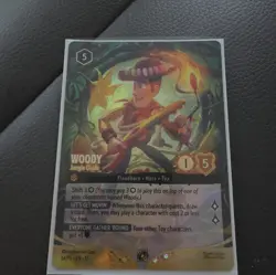 Disney Lorcana Woody Jungle guide 54/P3 Foil promo wilds unknown set champs - Image 1