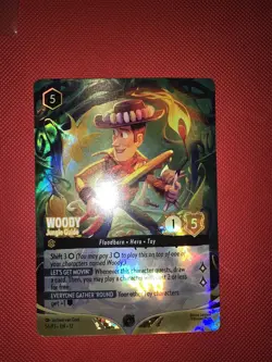 Disney Lorcana Woody Jungle guide 54/P3 Foil promo wilds unknown set champs - Image 1