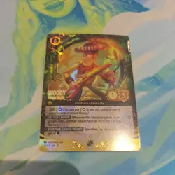 Disney Lorcana Woody Jungle guide 54/P3 Foil promo wilds unknown set champs - Image 1