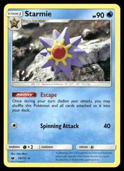 Starmie 16/111 Rare Crimson Invasion Pokemon NM - Image 1