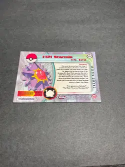 2000 TOPPS CHROME POKEMON T.V. SPECTRA #121 STARMIE - MINT - Image 5