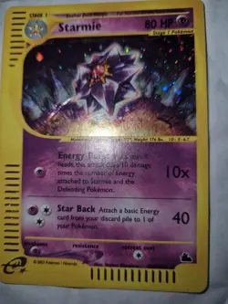 Pokemon Starmie Holo Card Skyridge H28/H32 - Image 3