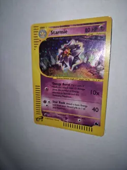 Pokemon Starmie Holo Card Skyridge H28/H32 - Image 5