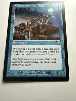 Overburden Prophecy Regular 2000 Magic: The Gathering Card LP/NM - Image 3