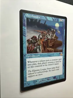 Overburden Prophecy Regular 2000 Magic: The Gathering Card LP/NM - Image 4