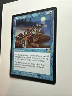 Overburden Prophecy Regular 2000 Magic: The Gathering Card LP/NM - Image 5