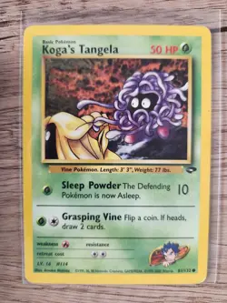 Koga’s Tangela - Gym Challenge - 81/132 - Common - Pokemon Card - NM - Image 1
