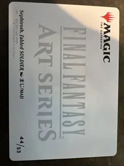 Sephiroth, Fabled SOLDIER Art Card (Gold-Stamped Signature) 44/53 Final Fantasy - Image 2