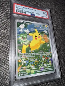 Pokemon Pikachu Paldea Adventure Chest Black Star Promo Cards Set of 7 SVP088 - Image 2