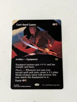 MTG Cori-Steel Cutter - Borderless - Tarkir: Dragonstorm NM - Image 1