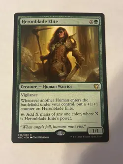 MTG Commander: Innistrad: Midnight Hunt MIC Heronblade Elite MINT - Image 1