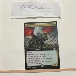 Colossal Grave-Reaver (Extended Art) Commander: Tarkir: Dragonstorm Regular - Image 1