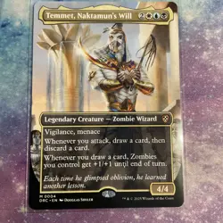 Temmet, Naktamun's Will (REGULAR) x1 - MTG Aetherdrift Commander DRC #4 - Image 1