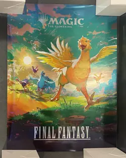 Final Fantasy Magic The Gathering Chocobo 18 x 24 Foil Promo Poster - Image 1