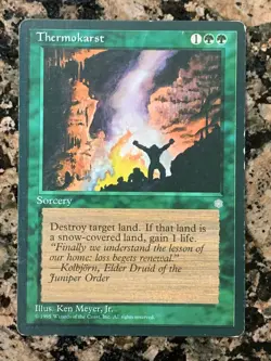 MTG Thermokarst x1 Ice Age, Magic the Gathering - Image 1