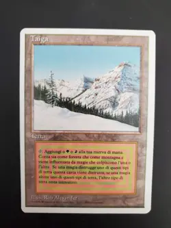 Mtg Italian Taiga Ap Artist Proof Unsigned Limited To 50 Dual Land - Image 1