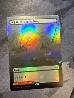 Blightstep Pathway/ Serastep Pathway (Borderless) Kaldheim (KHM)- FOIL - Image 2