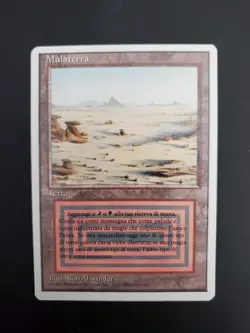 Mtg Italian Badlands Ap Artist Proof Unsigned Limited To 50 Dual Lands - Image 1