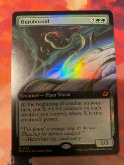 MTG Edge of Eternities Ouroboroid Extended Art Foil - Image 1