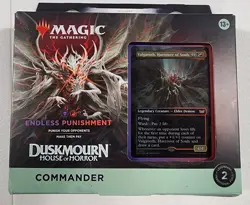 Magic: The Gathering Duskmourn ENDLESS PUNISHMENT Commander Deck Valgavoth NEW - Image 1