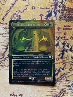 Treebeard, Eldest Of Ents Foil Borderless Rare Lord of the Rings (LTR) MTG - Image 1