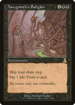Yawgmoth's Bargain Urza's Destiny HP MTG - Image 1