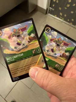 Two (2) AMC ONLY Buzz Lightyear - Space Ranger 57/P3 Disney Lorcana Promo Foil - Image 1