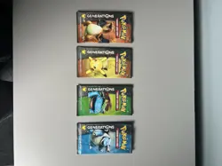 Pokemon Cards TCG XY Generations Pack Art Full Set - 4 *EMPTY* Booster Packs - Image 1