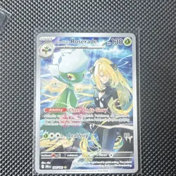 Pokemon Cynthia's Roserade #184/182 Destined Rivals Illus Rare Full Art Holo EN - Image 1