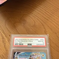 2021 Pokemon Celebrations Flying Pikachu VMAX Full Art 007/025 PSA 10 GEM MINT - Image 2