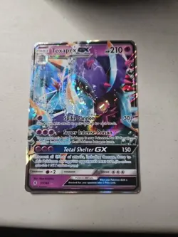 Pokemon TCG Card Toxapex GX - Guardians Rising - 57/145 - Half Art Ultra - Image 1