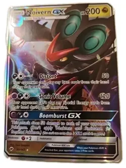 Pokemon TCG Card Noivern EX - Burning Shadows - 99/147 - Half Art Ultra - Image 1