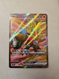 Pokemon TCG Car - Gouging Fire ex - 188/162 - SV Temporal Forces - Full Art Card - Image 1