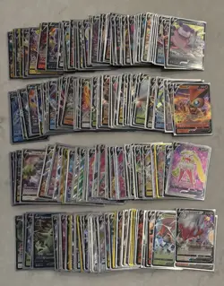 Pokemon TCG 216 Card V Lot 216 Card Pokemon Sleeved J - Image 1
