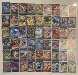 Pokemon TCG 216 Card V Lot 216 Card Pokemon Sleeved J - Image 2