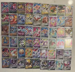 Pokemon TCG 216 Card V Lot 216 Card Pokemon Sleeved J - Image 3