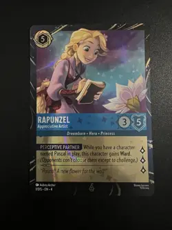 DISNEY LORCANA TCG PROMO CARD Rapunzel EPCOT Festival Of The Arts - Image 1