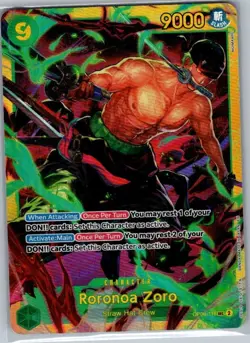Roronoa Zoro OP06-118 SEC English Wings of the Captain - One Piece Card - NM - Image 1