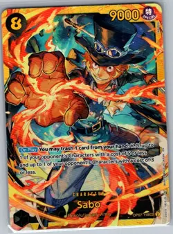 Sabo OP07-118 SEC English 500 Years in the Future - One Piece Card - NM - Image 1
