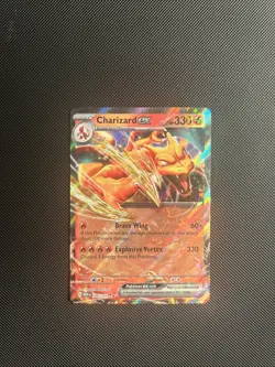 Pokemon TCG Charizard EX Scarlet & Violet 151 Card 006/165 - Image 1