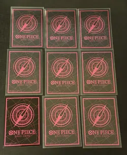 One Piece Red Bull DON 1k Normal Blue Card Promo Foil Tournament Event-9 Cards - Image 2